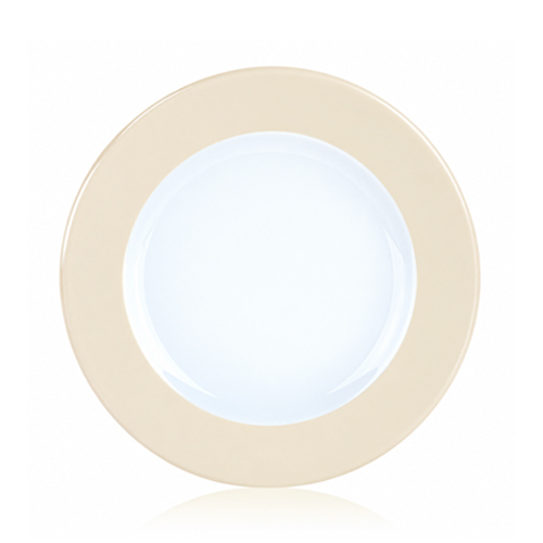 500123.225 Bord plat diam. 25cm. Ocean kleur Vanilla mist Nova